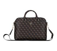 CG Mobile Borsa per computer portatile Con licenza Guess 4G Tasca con zip Logo triangolo 15" Nero
