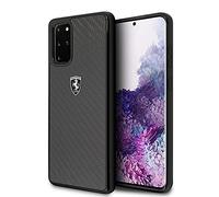 CG MOBILE - Cover per Samsung S20 Plus G985, motivo: logo Ferrari Heritage, colore: Nero
