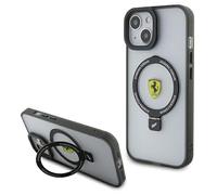 CG Mobile Ferrari FEHMP15MUSCAH - Custodia rigida per iPhone 15 Plus/14 Plus da 6,7", colore: Trasparente