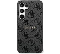 CG MOBILE Guess 4G anello classico logo compatibile con MagSafe custodia per Samsung Galaxy S25 FE (nero)