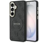 CG MOBILE Guess 4G Anello in rilievo compatibile con MagSafe Custodia per Samsung Galaxy S26 (nero)