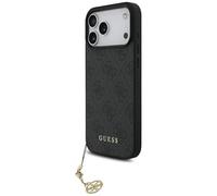 CG MOBILE Guess 4G Charms Collection Compatibile con MagSafe Custodia per iPhone 17 Pro Max (Nero)
