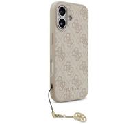 CG MOBILE Guess 4G Charms Collection - Custodia compatibile con MagSafe per iPhone 17, colore: rosa