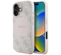 CG MOBILE Guess 4G Circle Classic Logo compatibile con MagSafe Custodia per iPhone 16 (Rosa)