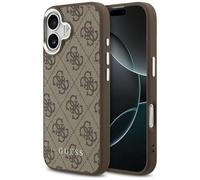 CG MOBILE Guess 4G Classic Logo compatibile con MagSafe Custodia per iPhone 17 (marrone)