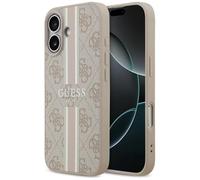 CG MOBILE Guess 4G - Cover per iPhone 17, motivo a strisce stampate, compatibile con MagSafe