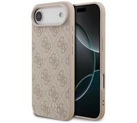 Case Guess IPHONE 17 Air Similpelle Rosa Classic Logo Oro Metallo