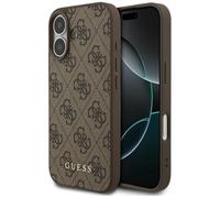 CG MOBILE Guess 4G - Custodia classica per iPhone 17, colore: Marrone