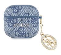 CG Mobile Guess 4G - Custodia con strass per AirPods 4 (blu)