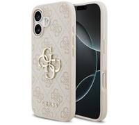 CG MOBILE Guess 4G - Custodia grande con logo per iPhone 17, colore: rosa