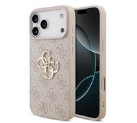 CG MOBILE Guess 4G - Custodia grande con logo per iPhone 17 Pro Max, colore: rosa