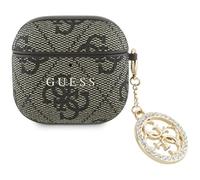 CG Mobile Guess 4G - Custodia per charm con strass per AirPods 4 (marrone)