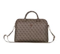 CG MOBILE Guess 4G Custodia per laptop con cerniera e logo triangolo da 15 pollici (marrone)