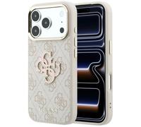 CG MOBILE Guess 4G & grande logo in resina per iPhone 18 Pro Max / 17 Pro Max (rosa)