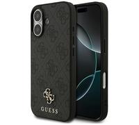 CG MOBILE Guess 4G Piccolo logo classico compatibile con MagSafe Custodia per iPhone 17 (nero)