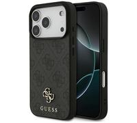 CG MOBILE Guess 4G Piccolo logo classico compatibile con MagSafe Custodia per iPhone 17 Pro (nero)