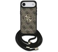 CG MOBILE Guess 4G - Tracolla grande con logo per iPhone Air (marrone)