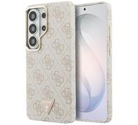 CG MOBILE Guess 4G Triangle Logo Compatibile con MagSafe Custodia per Samsung Galaxy S26 Ultra (Rosa)