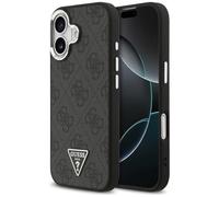 CG MOBILE Guess 4G Triangolo Logo Compatibile con MagSafe Custodia per iPhone 17 (Nero)