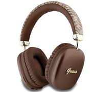CG Mobile Guess Auricolari Bluetooth Gcube Metallic Script Logo Marrone