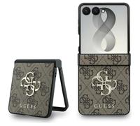 CG MOBILE Guess Big 4G - Custodia con logo per Samsung Galaxy Z Flip8 (marrone)