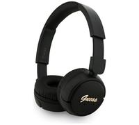 CG MOBILE Guess - Cuffie auricolari Bluetooth 5.3 con logo metallico (nero)