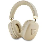 CG MOBILE Guess - Cuffie auricolari Bluetooth 5.3 con logo triangolo metallico (oro)