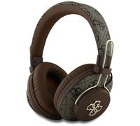 Cuffie auricolari CG Mobile Guess Bluetooth ENC Metal 4G Logo (marrone)