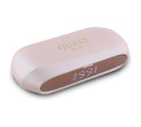 CG MOBILE Guess Cuffie Bluetooth TWS + Elongated Metalic Logo stampato Rosa