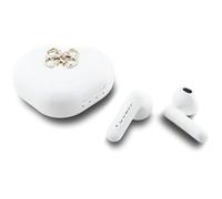 CG Mobile Guess Cuffie TWS 4G Metal Logo (bianco)