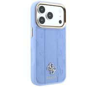 CG MOBILE Guess - Custodia con logo 4G compatibile con MagSafe per iPhone 18 Pro / 17 Pro (rosa)