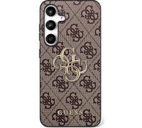 CG MOBILE Guess - Custodia con logo classico 4G per Samsung Galaxy S25 FE (marrone)