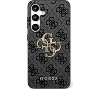 CG MOBILE Guess - Custodia con logo classico 4G per Samsung Galaxy S25 FE (nero)