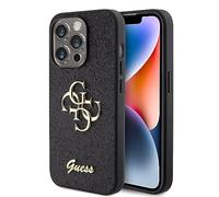 CG MOBILE Guess Custodia glitterata fissa per iPhone 15 Pro Max (nero)