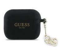 CG Mobile Guess - Custodia in silicone per AirPods Pro 3, 4 g, colore: Nero