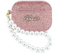 CG Mobile Guess - Custodia per AirPods Pro 3 con perle glitterate, colore: rosa