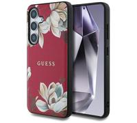 CG MOBILE Guess - Custodia per Samsung Galaxy S25 con motivo floreale, compatibile con MagSafe