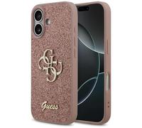 CG MOBILE Guess Fixed Glitter - Custodia grande per iPhone 17, colore: rosa