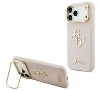 CG MOBILE Guess Grained - Custodia per fotocamera 4G & Stand per iPhone 17 Pro Max, colore: Rosa