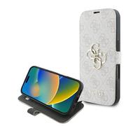 CG Mobile Guess GUBKP16M4GMGPII - Custodia per iPhone 16 Plus da 6,7", con logo in metallo, colore: Rosa