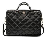 CG MOBILE Guess GUCB15ZPSQSSGK - Custodia trapuntata, 16", 4G, colore: Nero, Nero