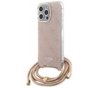 CG MOBILE GUESS GUHCP15LHC4SEP - Custodia rigida per iPhone 15 Pro 6.1", colore: Rosa