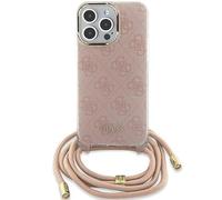 CG MOBILE GUESS GUHCP15SHC4SEP - Custodia rigida per iPhone 15/14/13 6.1", colore: Rosa