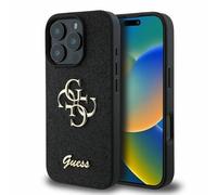 CG Mobile Guess GUHCP16LHG4SGK - Custodia rigida per iPhone 16 Pro 6,3", colore: Nero