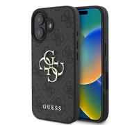 CG Mobile Guess GUHCP16S4GMGGR - Custodia rigida per iPhone 16 da 6,1", colore: Nero