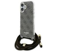 CG MOBILE Guess GUHCP16SHC4SEW - Custodia per iPhone 16 da 6,1", motivo a corde, 4G, colore: Marrone