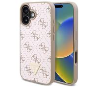 CG Mobile Guess GUHCP16SPG4GPH - Custodia rigida per iPhone 16 da 6,1", colore: Bianco