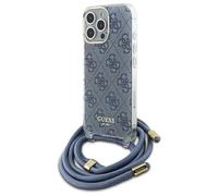 CG MOBILE Guess GUHCP16XHC4SEB - Custodia a tracolla per iPhone 16 Pro Max 6,9", colore: Blu