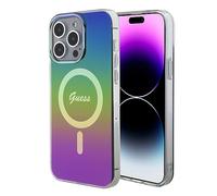 CG MOBILE Guess GUHMP15XHITSK Custodia per iPhone 15 Pro Max 6.7 Pollici Multicolore Hard Case IML iridescente, Multicolore, x, x, multicolore, x, X