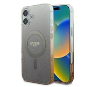 CG Mobile Guess GUHMP16MHGRCELW - Custodia rigida per iPhone 16 Plus da 6,7", colore: Marrone